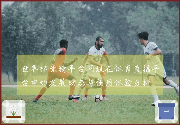 世界杯竞猜平台网址在体育直播平台中的发展动态与使用体验分析